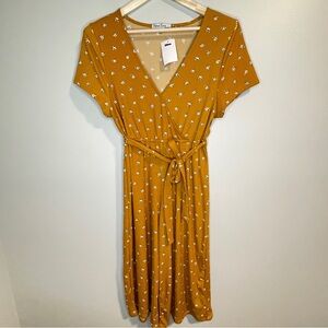 Velvet Torch Jumpsuit Elastic Waist Floral L